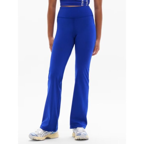 New Athleta Girl XXL/16 High Rise Chit Chat Flare Pant Varsity 2X-Large - Picture 1 of 5